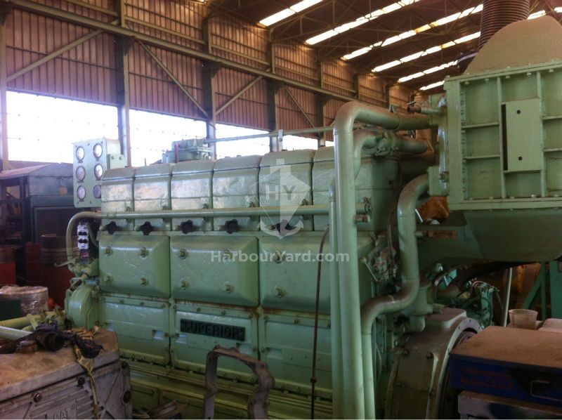 White Superior Marine 6PTDSi 500 KW @900 RPM