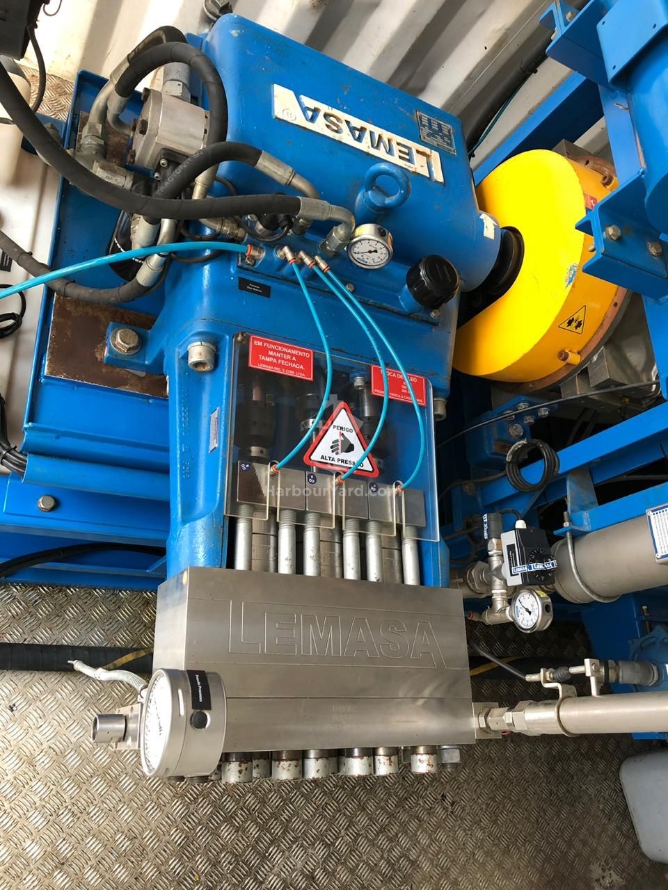 LEMASA ENGINE DRIVEN HIGH PRESSURE WATER JETTING MACHINE 2800 BAR 22 LPM FLOW